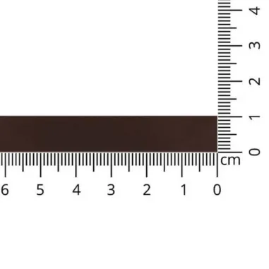 Effen uni kleur band - Satijnlint Mat Donkerbruin 10 mm col. 667