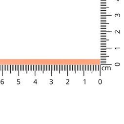 3 mm band - Satijnlint Mat Abrikoos 3 mm col 301