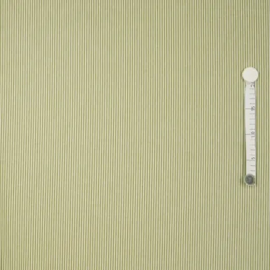 Polytex stoffen - Spijkerstof - Jeans gestreept donker - lime - 997487-721