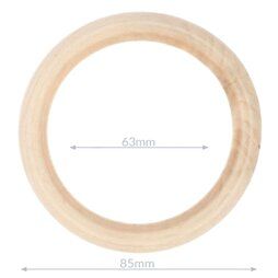 Diversen - Houten ring 8,5 cm 95743