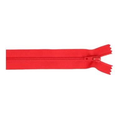20 cm ritsen - Broek/rok rits 20 cm rood 519