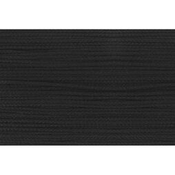 Effen uni kleur band - Koord 3mm zwart (0000)