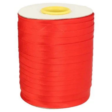 20 mm band - Biasband satijn rood (725)
