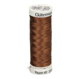 Garn - Gütermann Rayon Borduurgaren Donkerbruin 1129