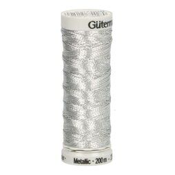 Garn - Gütermann Metallic Borduurgaren Zilver 7009