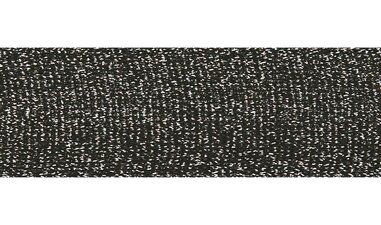 Sierband* - XSS12-169 Galonband Glitter Zwart