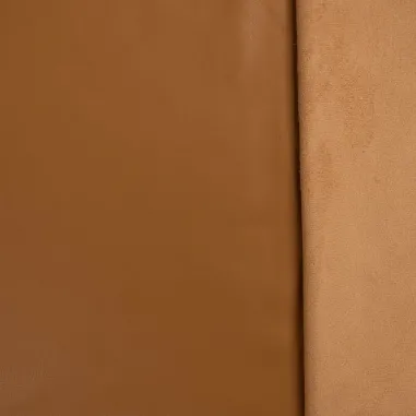 Gladde stoffen - Kunstleer stof - Super soft vegan leather - camel - 0884-098