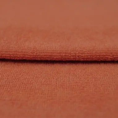 Stoffe - KN 0902-455 Bamboo badstof zacht oranje
