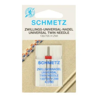 Schmetz - Schmetz Tweeling Naald Universeel 4.0/90