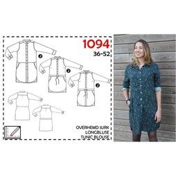 Naaipatronen - It's a fits 1094: overhemdjurk, lange blouse