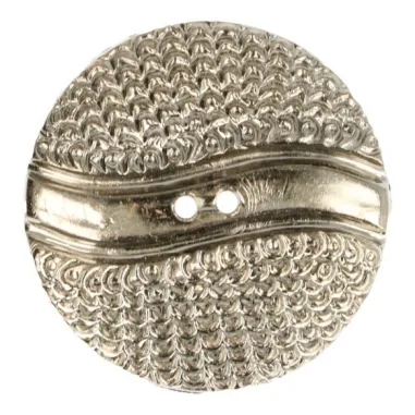 Knopen* - Knoop boog in midden 37.5 mm - zilver - 2532-60-4