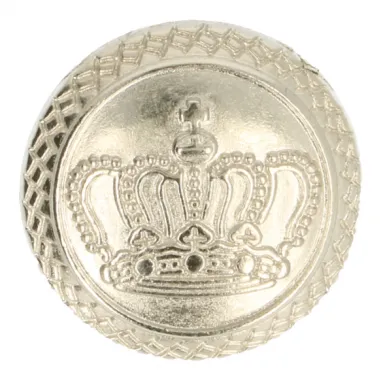 Knöpfe - Knoop Metaal Kroon Zilver 5685-32-SI