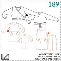Nähmuster - Abacadabra patroon 189: wikkelvestje, jurk