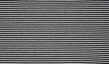 KC - Quality stoffen - Tricot stof - gestreept zwart - 3mm - 3003-169