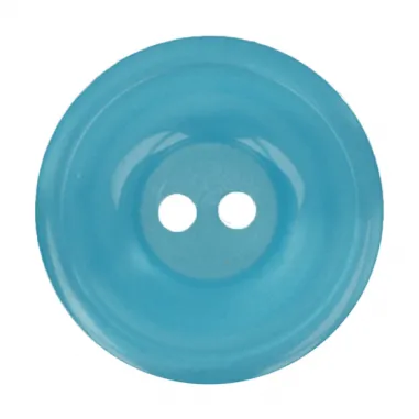 Knopen - Knoop Bottoni Italiani 15 mm - turquoise - 4348-24-298