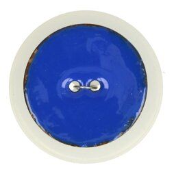 Knopen - Knoop Kokos Geëmailleerd Kobaltblauw 5599-54-215