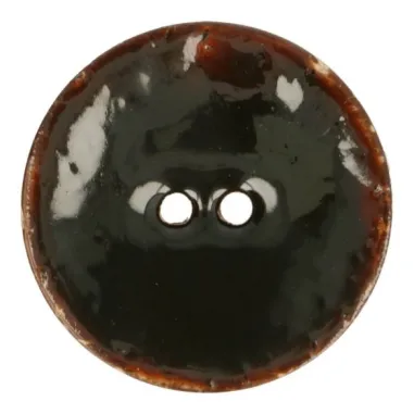 Ronde knopen - Knoop Kokos Geëmailleerd Donkerbruin 5599-54-881