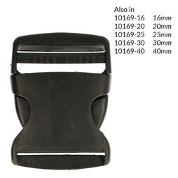 Sluitingen / gespen - Turbo-Sluiting Zwart 50 mm 10169-50