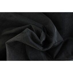 Laagjes kleding stoffen - Tule stof - Sparkling Tule - zwart - 4600-005