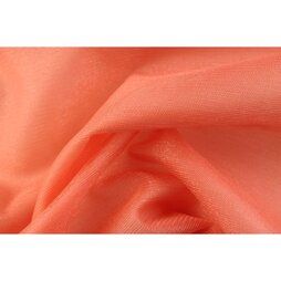 Laagjes kleding stoffen - Tule stof - Sparkling Tule - zalm - 4600-004