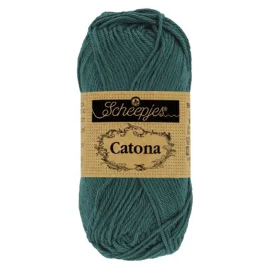 Strick- und Häkelgarne - Catona 244 Spruce 50GR