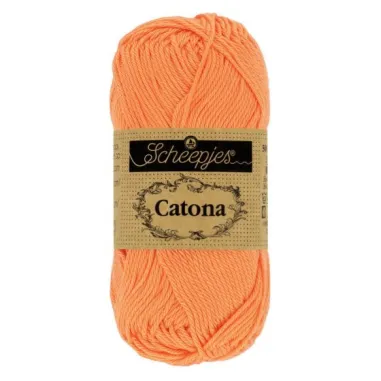 Strick- und Häkelgarne - Catona 386 Peach 50GR