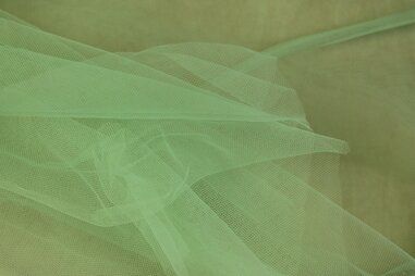100% polyamide stoffen - Tule stof - breed zacht - groen - 4700-030