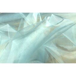 Carnavalsstoffen - Organza stof - lichtblauw - 4455-004