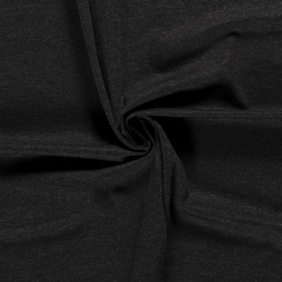 Gemeleerde stoffen - Tricot stof - Punta di Roma donkergrijs - gemeleerd - 9601-068