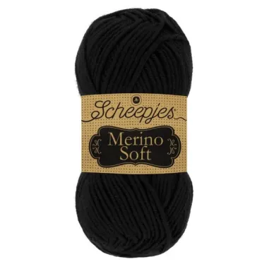 Zwart - Merino Soft 601 Pollock 50GR