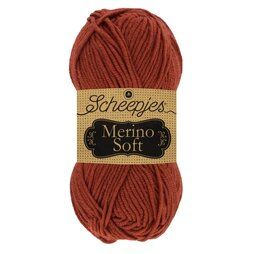 Brei- en haakgarens MERINO SOFT 50% SUPERWASH MERINOWOL/25% MICROVEZEL en 50% ACRYL - Merino Soft 608 Dali 50GR