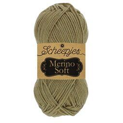 Brei- en haakgarens MERINO SOFT 50% SUPERWASH MERINOWOL/25% MICROVEZEL en 50% ACRYL - Merino Soft 624 Renoir 50GR