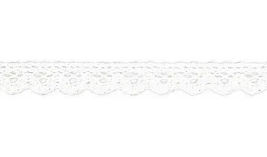 Spitzenband* - XLA12-550 Kant Wit 15mm