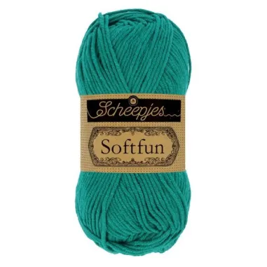 Brei- en haakgarens SOFTFUN 60% katoen / 40% Acryl - Softfun 2604 Aztec