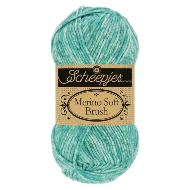 Haken en Breien - Merino Soft Brush 254 Israëls 50GR