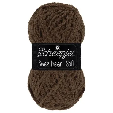 Brei- en haakgarens SWEETHEART SOFT 100% POLYESTER - Sweetheart Soft 26 - root beer