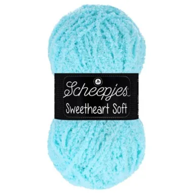 Brei- en haakgarens SWEETHEART SOFT 100% POLYESTER - Sweetheart Soft 21 - see blue