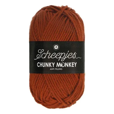 Bollen wol - Chunky Monkey 100 gram - 1029 rust