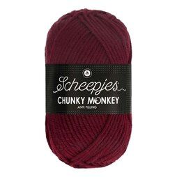 Brei- en haakgarens CHUNKY MONKEY 100% Acryl - Chunky Monkey Bordeauxrood 1035