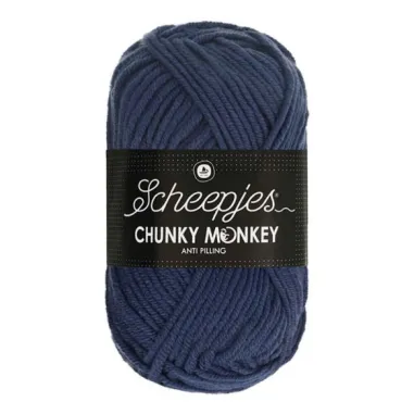 Bollen wol - Chunky Monkey 100 gram - 2005 navy 