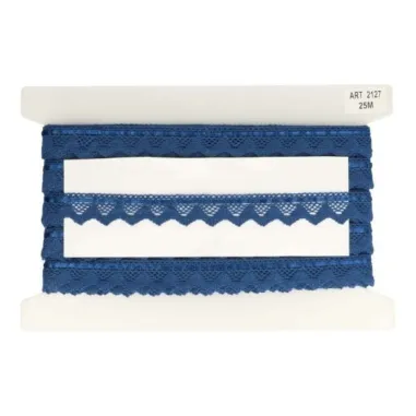 25 mm Band - Zierband mit Band dunkelblau (2127-210)