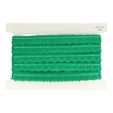 25 mm Band - Zierband mit Band grasgün (2127-433)