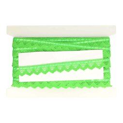 Polyester band - Sierband met lint appelgroen (2127-547)