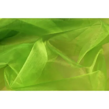 Goedkope stoffen - Organza stof - appelgroen - 4455-015