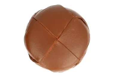Kunststoffknöpfe - Knoop voetbal bruin (975) 2.5 cm (100/40)