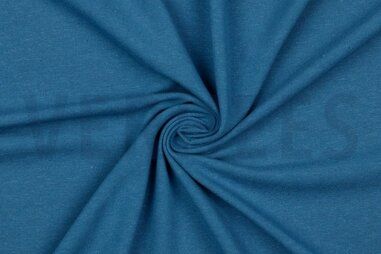 195gr/M² - Tricot stof - linnen - blauw - 8534-012