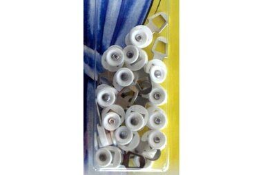 Gardinenband und Haken - Gordijnrunners Wit (15 per doosje) 329425