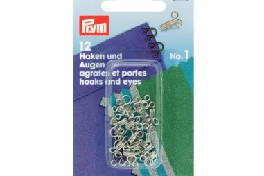 Knopen - Prym-G Haken en Ogen nr. 1 zilver (263.844)