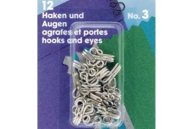 Sluitingen / gespen - Prym-G Haken en ogen nr. 3 zilver (263.846)