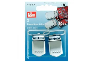 Bretels - Prym-N bretelclips 30 mm zilver (405.224)